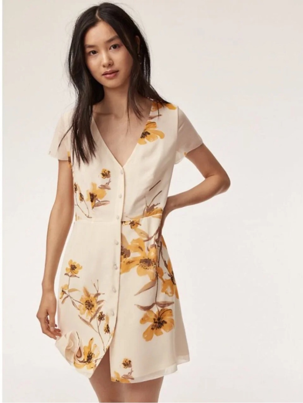 Aritzia Wilfred Nazaire Floral Dress - Sz 6